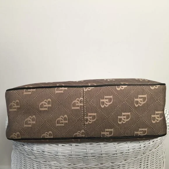 Dooney & Bourke Tan/black Signature Shoulder Bag - Picture 6 of 13
